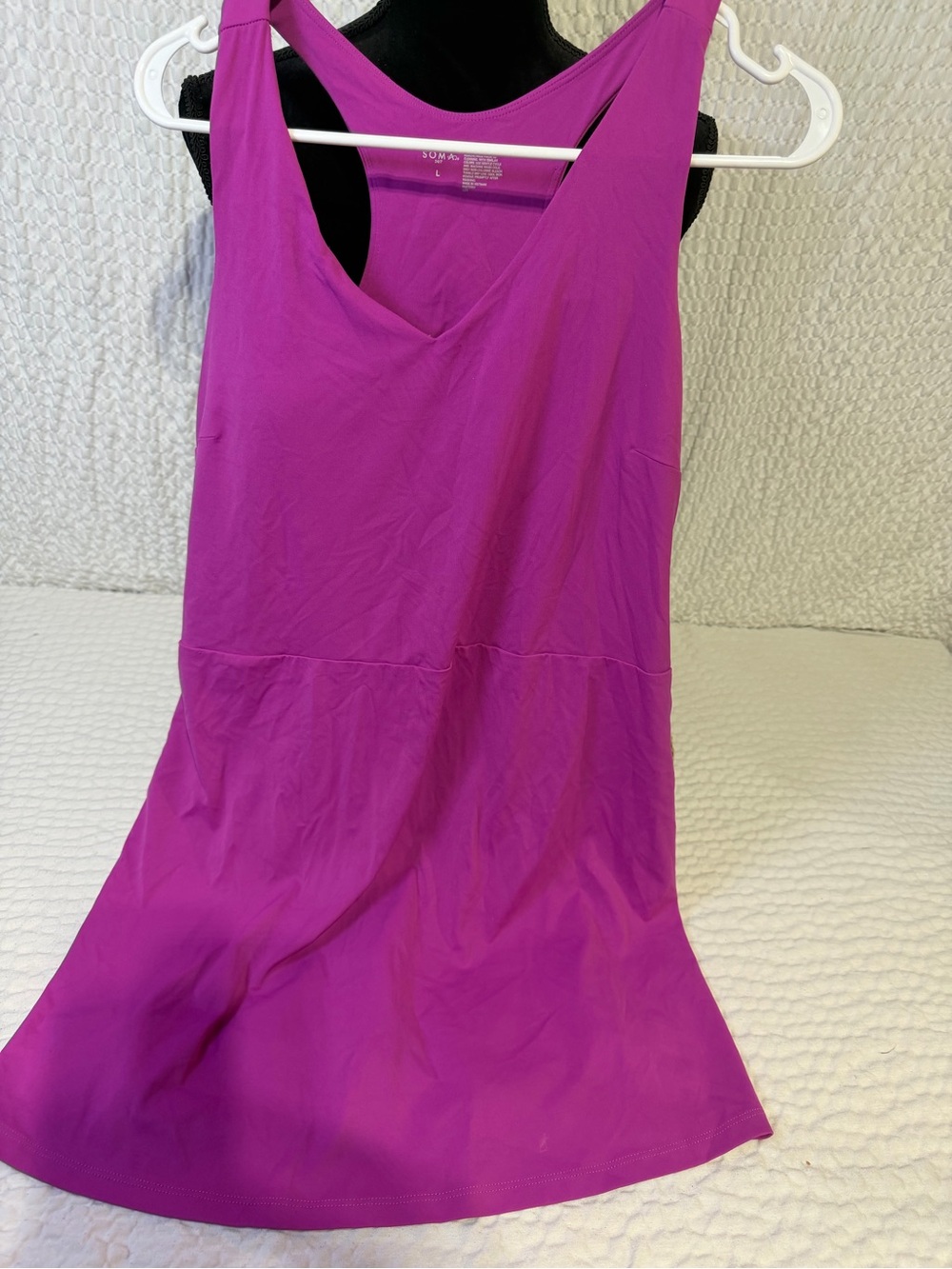 Soma Bright Magenta V-Neck Sleep Tank
